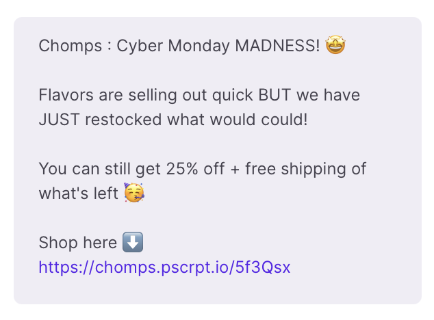 Chomps Cyber Sellout Chomps Cyber Sellout